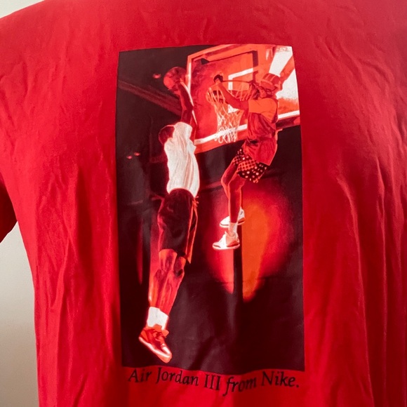Air Jordan 3 Spike Lee Photo T-Shirt, Men’s Size Large, AO8930-657 - Picture 2 of 8